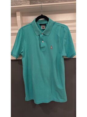 Psycho Bunny Teal Pique Polo Shirt Men's 5